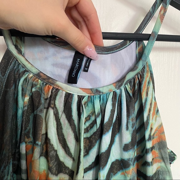 Vintage Marciano by GUESS printed designer mini dress - Picture 4 of 4